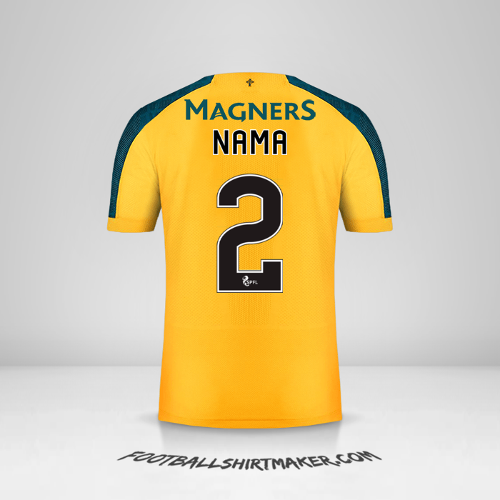 Jersey Celtic FC 2019/20 Alternatif -  nama - 2