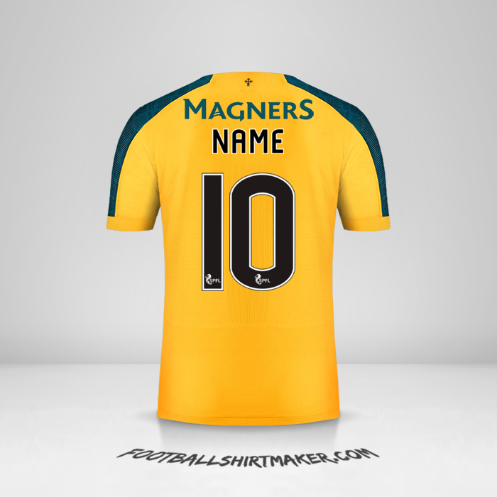 Trikot Celtic FC 2019/20 Auswärts -  name - 10