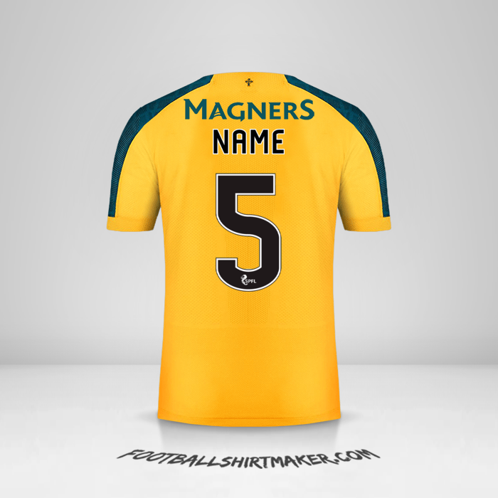 Trikot Celtic FC 2019/20 Auswärts -  name - 5