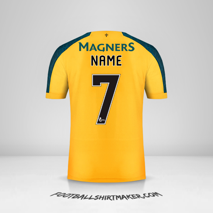 Trikot Celtic FC 2019/20 Auswärts -  name - 7