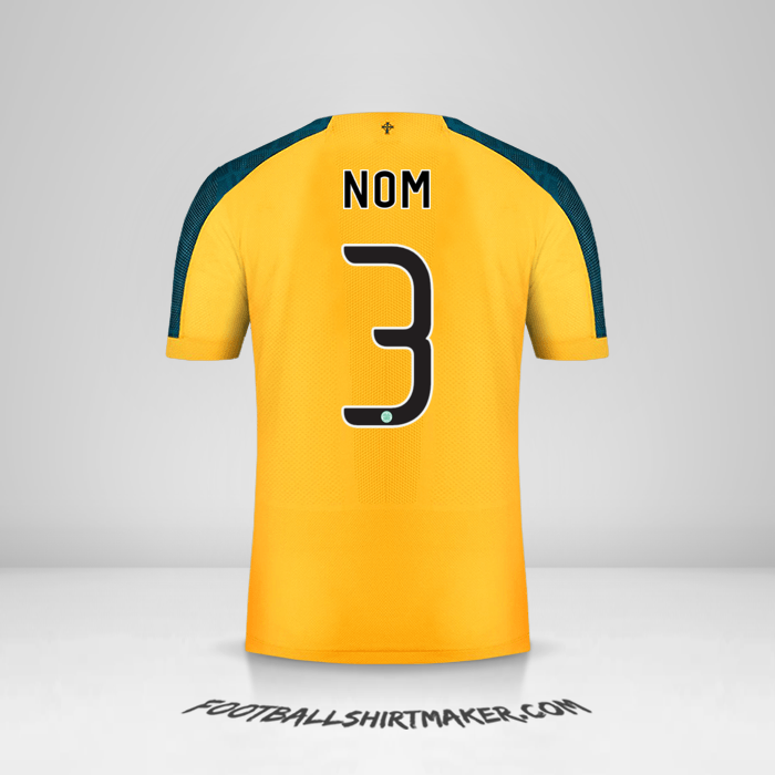 Maillot Celtic FC Cup 2019/20 Extérieur -  nom - 3