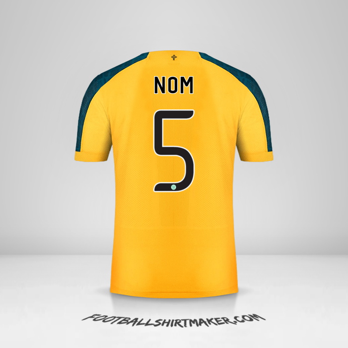 Maillot Celtic FC Cup 2019/20 Extérieur -  nom - 5