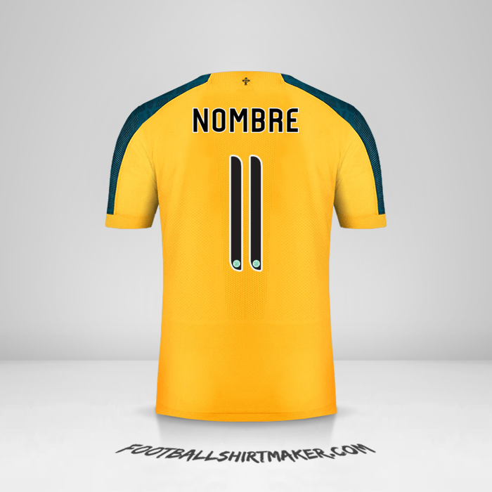 Jersey Celtic FC Cup 2019/20 Visita -  nombre - 11