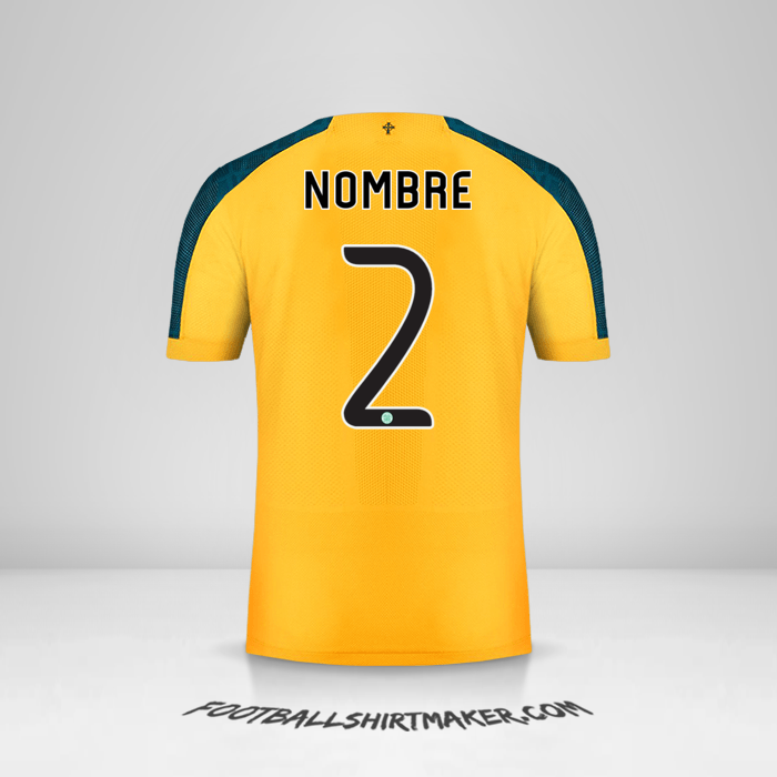 Camiseta Celtic FC Cup 2019/20 Visita -  nombre - 2
