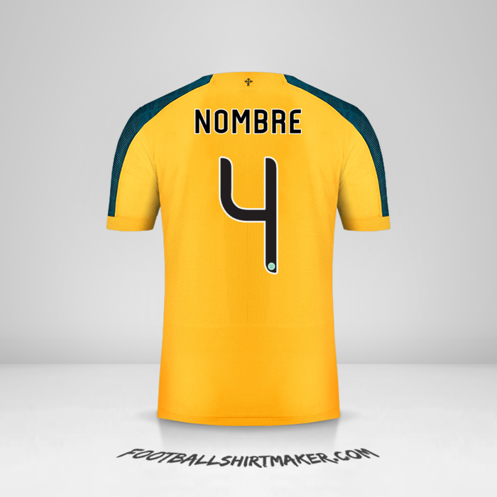Jersey Celtic FC Cup 2019/20 Visita -  nombre - 4