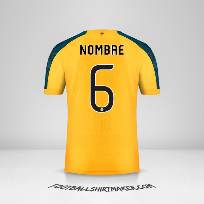 Camiseta Celtic FC Cup 2019/20 Visita -  nombre - 6