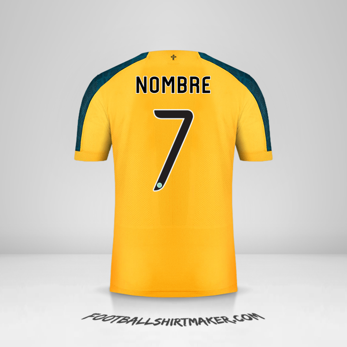 Jersey Celtic FC Cup 2019/20 Visita -  nombre - 7