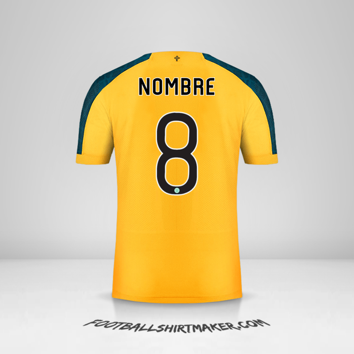 Camiseta Celtic FC Cup 2019/20 Visita -  nombre - 8