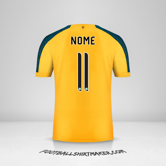Camisola Celtic FC Cup 2019/20 Alternativa -  nome - 11