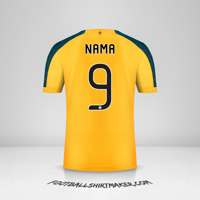Jersey Celtic FC Cup 2019/20 Alternatif -  nama - 9