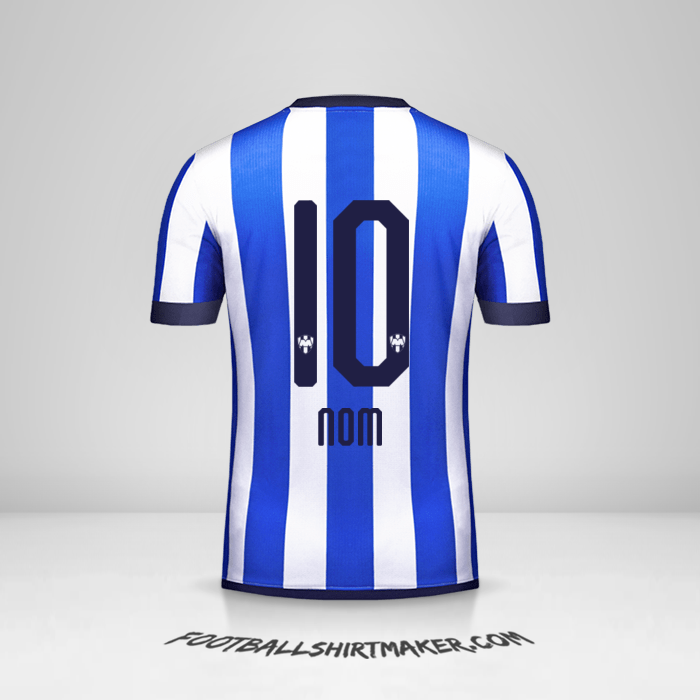 Maillot Monterrey Coupe du monde de Clubes 2019 -  nom - 10
