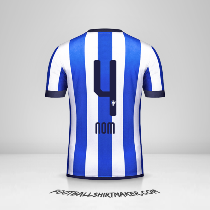 Maillot Monterrey Coupe du monde de Clubes 2019 -  nom - 4