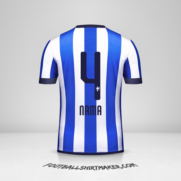 Jersey Monterrey Piala Dunia de Clubes 2019 -  nama - 4