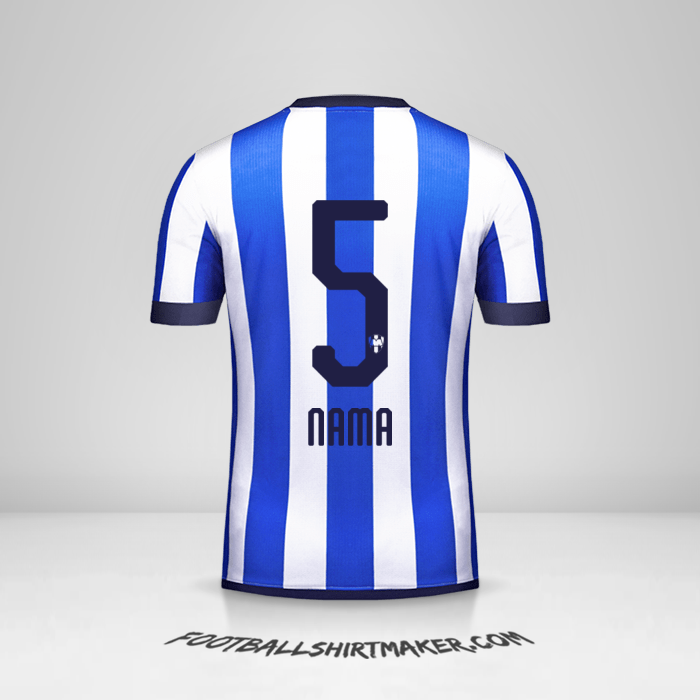 Jersey Monterrey Piala Dunia de Clubes 2019 -  nama - 5