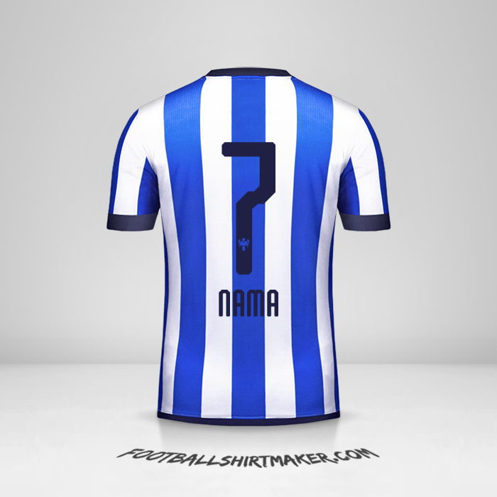 Jersey Monterrey Piala Dunia de Clubes 2019 -  nama - 7