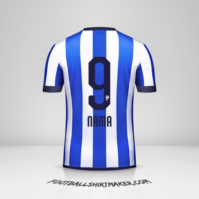 Jersey Monterrey Piala Dunia de Clubes 2019 -  nama - 9
