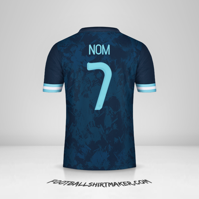 Maillot Argentine 2020/21 Extérieur -  nom - 7