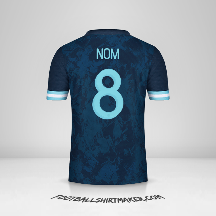 Maillot Argentine 2020/21 Extérieur -  nom - 8