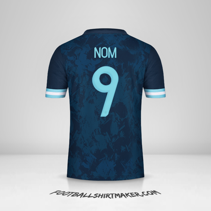 Maillot Argentine 2020/21 Extérieur -  nom - 9