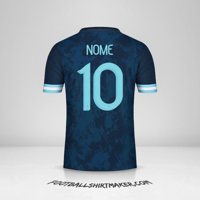 Maglia Argentina 2020/21 Seconda -  nome - 10