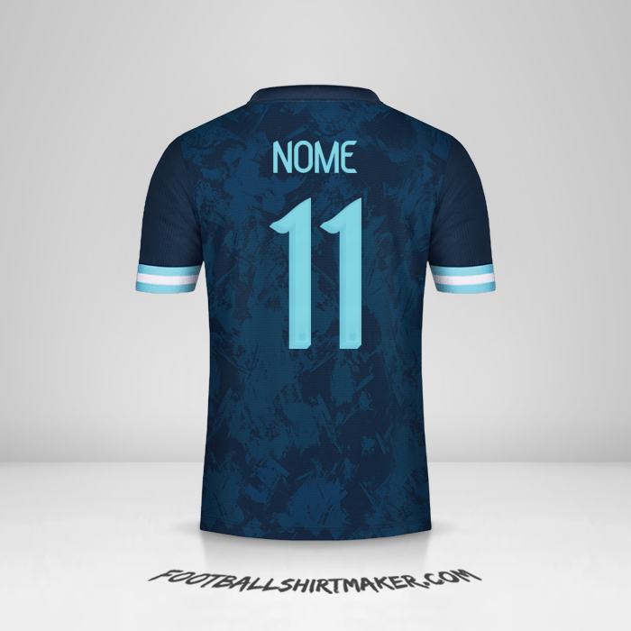 Maglia Argentina 2020/21 Seconda -  nome - 11