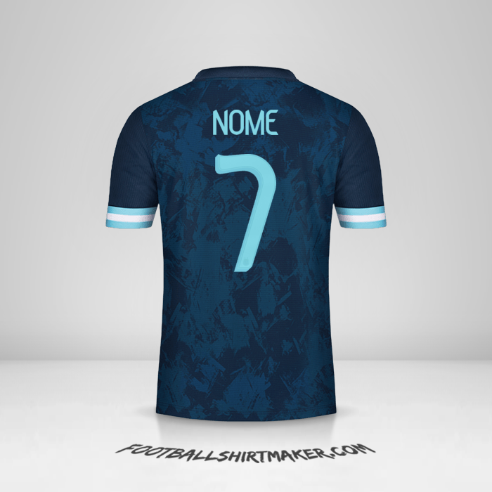 Maglia Argentina 2020/21 Seconda -  nome - 7