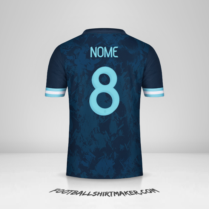 Camisola Argentina 2020/21 Alternativa -  nome - 8