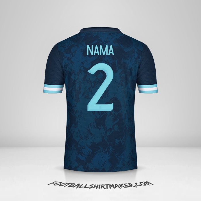 Jersey Argentina 2020/21 Alternatif -  nama - 2