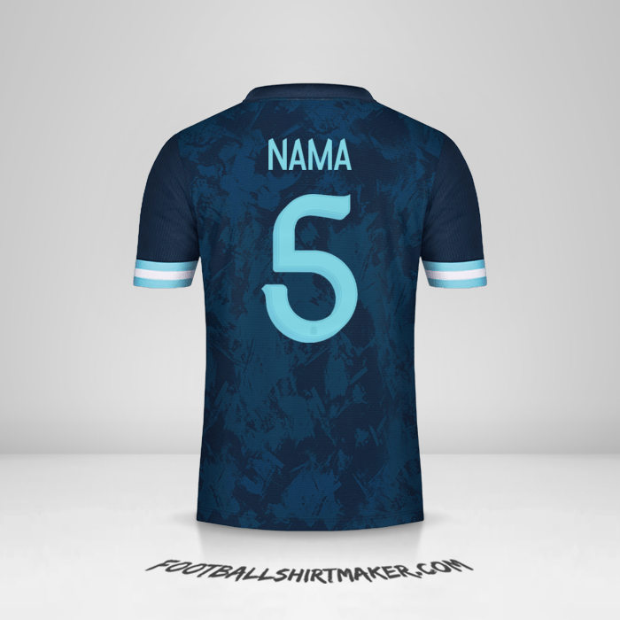 Jersey Argentina 2020/21 Alternatif -  nama - 5