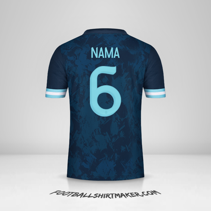 Jersey Argentina 2020/21 Alternatif -  nama - 6