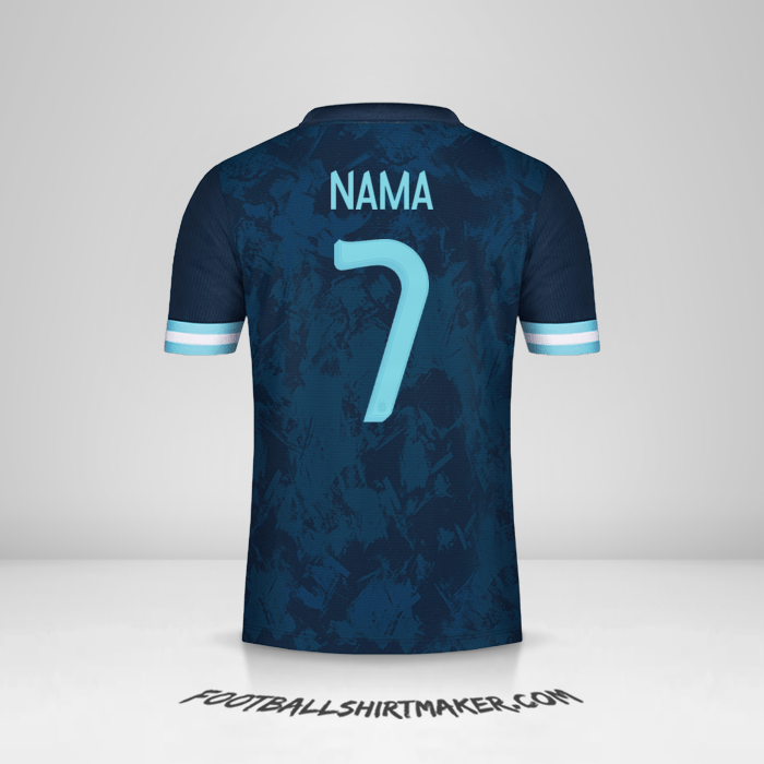 Jersey Argentina 2020/21 Alternatif -  nama - 7