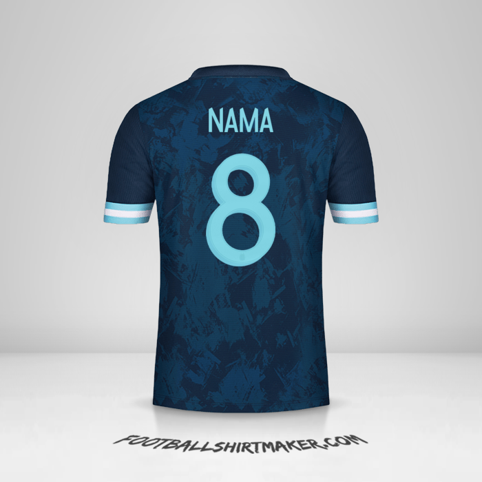 Jersey Argentina 2020/21 Alternatif -  nama - 8
