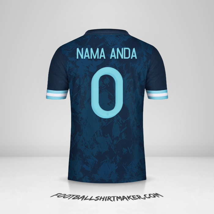 Jersey Argentina 2020/21 II -  nama anda - 0