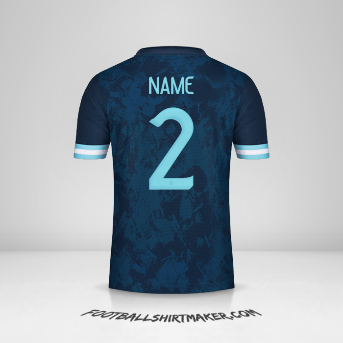 Jersey Argentina 2020/21 Away -  name - 2