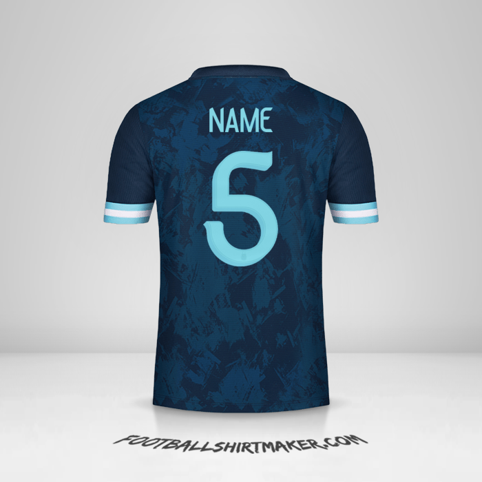 Shirt Argentina 2020/21 Away -  name - 5