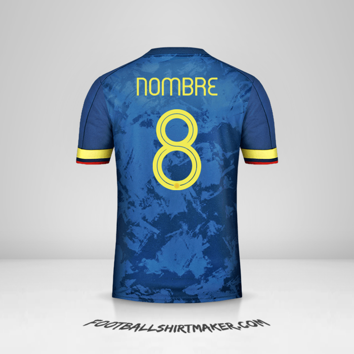 Camiseta Colombia 2020/21 Visita -  nombre - 8