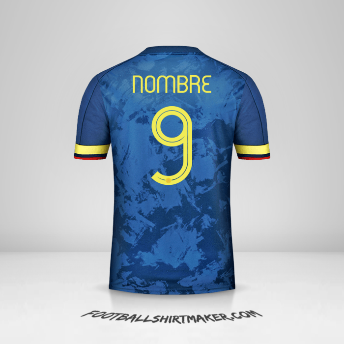 Camiseta Colombia 2020/21 Visita -  nombre - 9