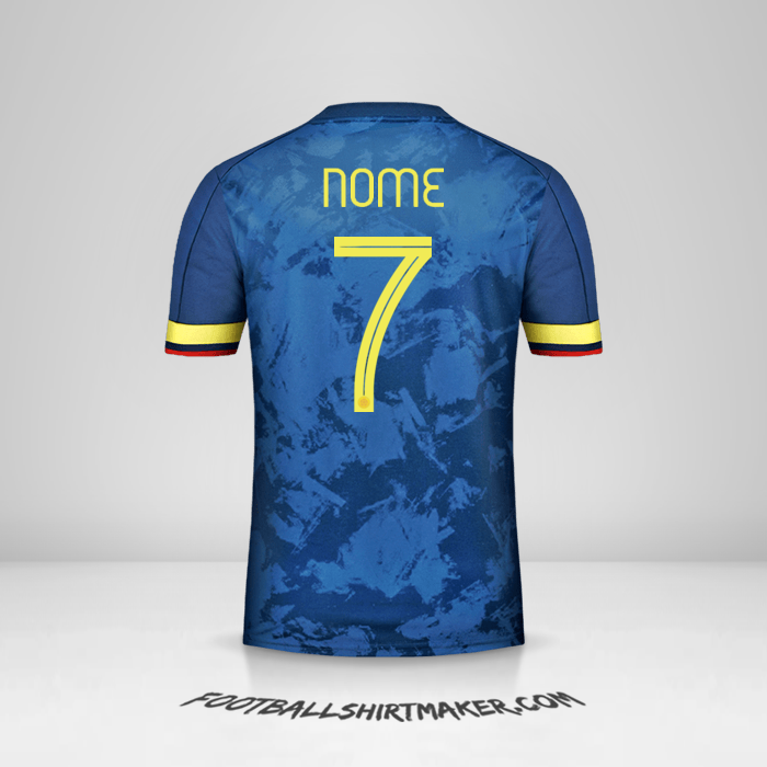 Maglia Colombia 2020/21 Seconda -  nome - 7