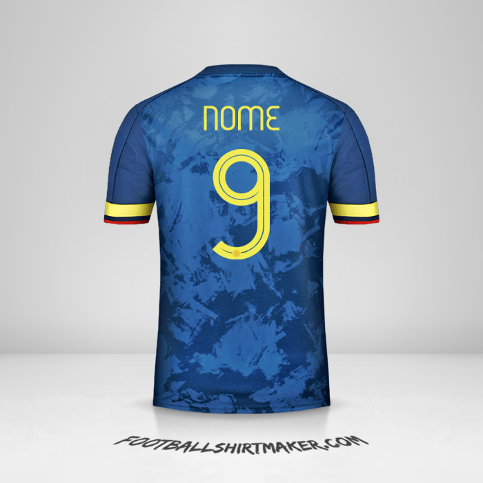Camisola Colômbia 2020/21 Alternativa -  nome - 9
