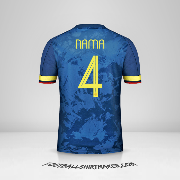 Jersey Kolombia 2020/21 Alternatif -  nama - 4