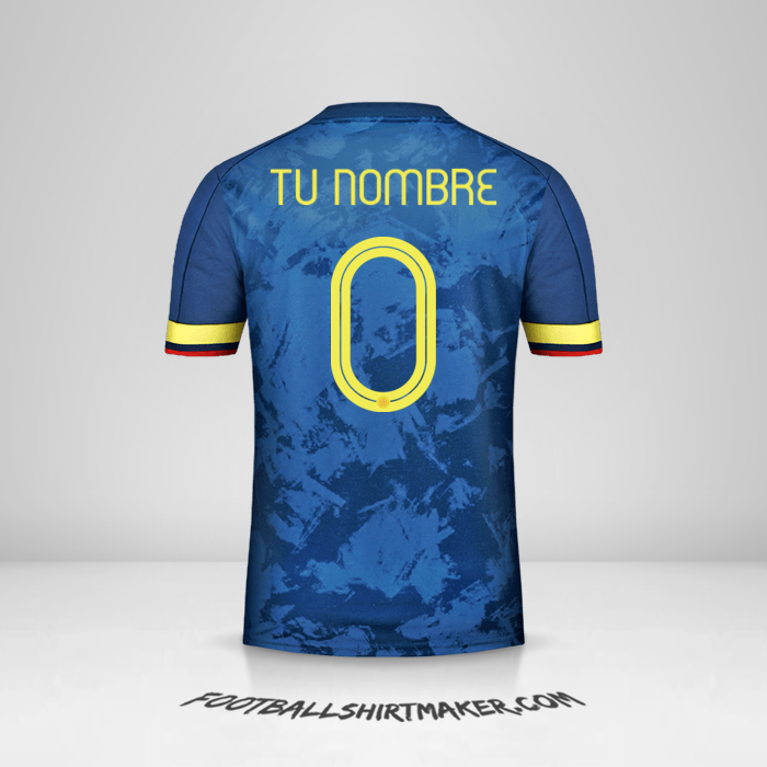 Jersey Colombia 2020/21 II -  tu nombre - 0