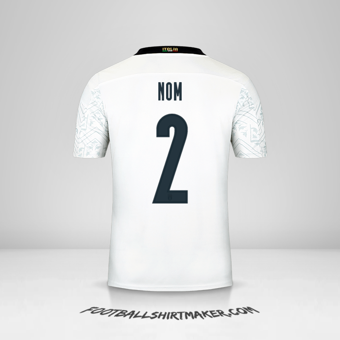 Maillot Italie 2020 Extérieur -  nom - 2