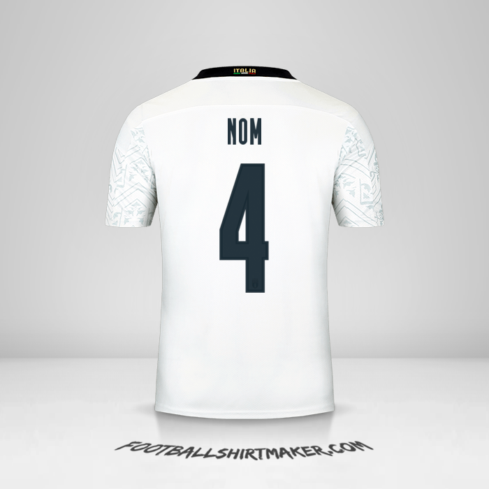 Maillot Italie 2020 Extérieur -  nom - 4