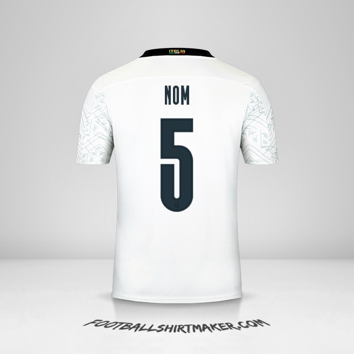 Maillot Italie 2020 Extérieur -  nom - 5