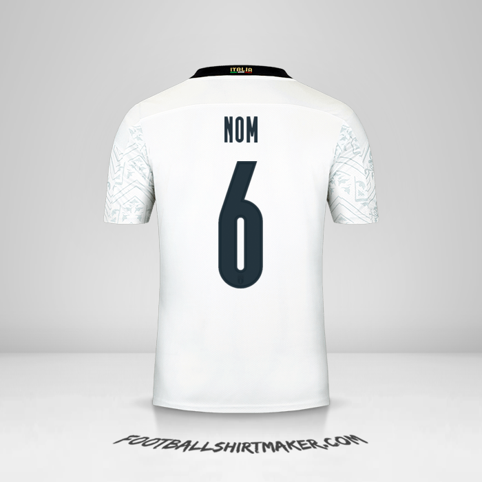 Maillot Italie 2020 Extérieur -  nom - 6