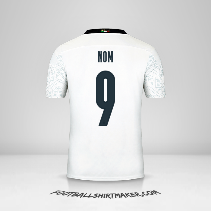 Maillot Italie 2020 Extérieur -  nom - 9