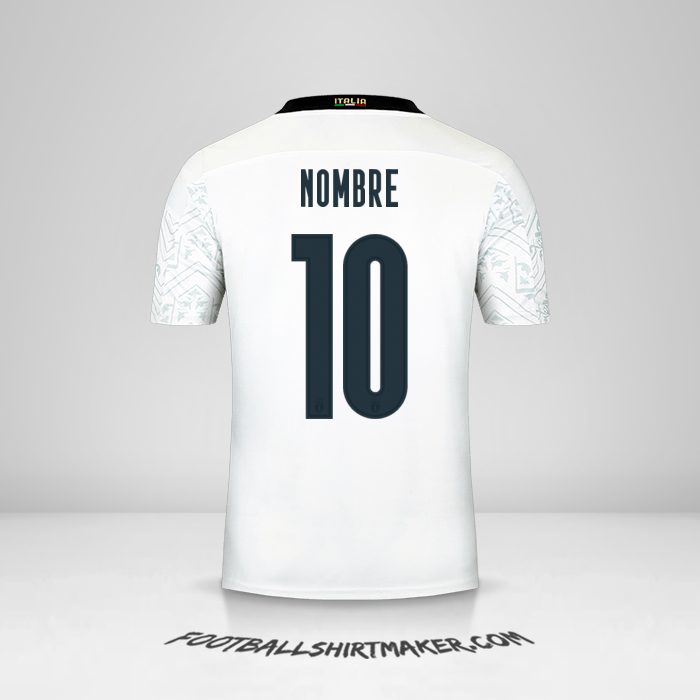Jersey Italia 2020 Visita -  nombre - 10