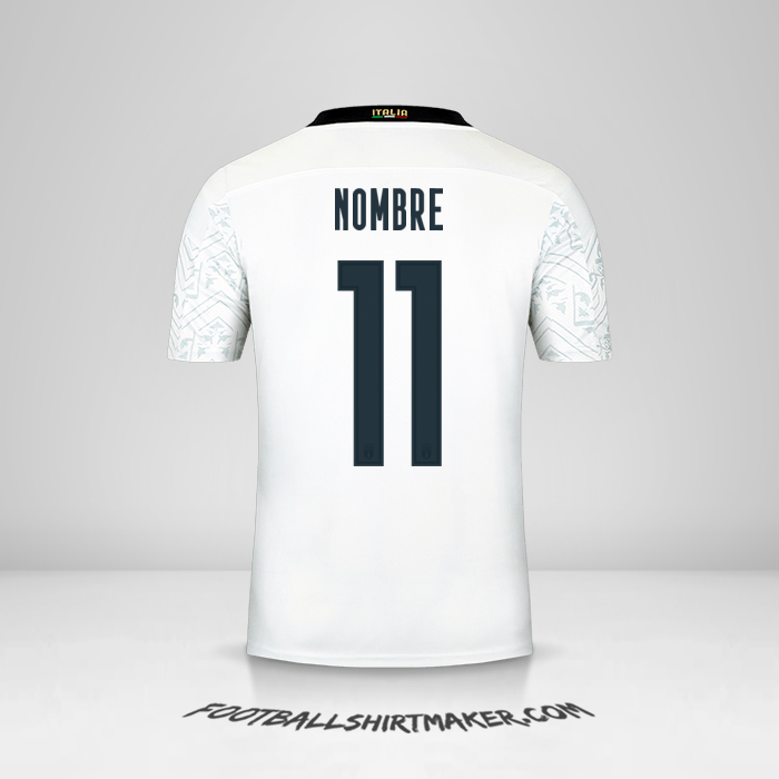 Jersey Italia 2020 Visita -  nombre - 11