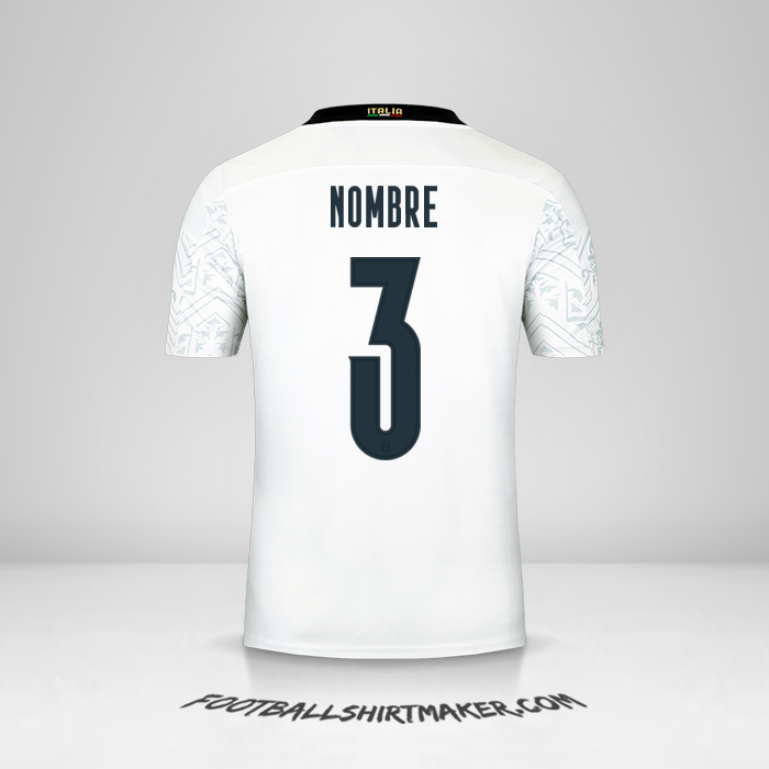 Jersey Italia 2020 Visita -  nombre - 3