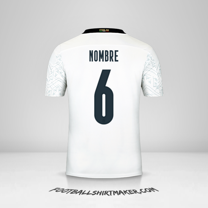Jersey Italia 2020 Visita -  nombre - 6
